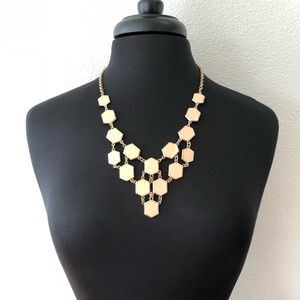 Peach & Gold Necklace